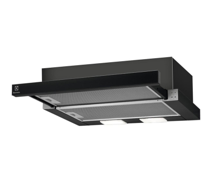 Okap kuchenny ELECTROLUX LFP326FB LEDLights 300 Czarny 410m3/h 69dB Klasa C 60cm Sterowanie Mechaniczne LED